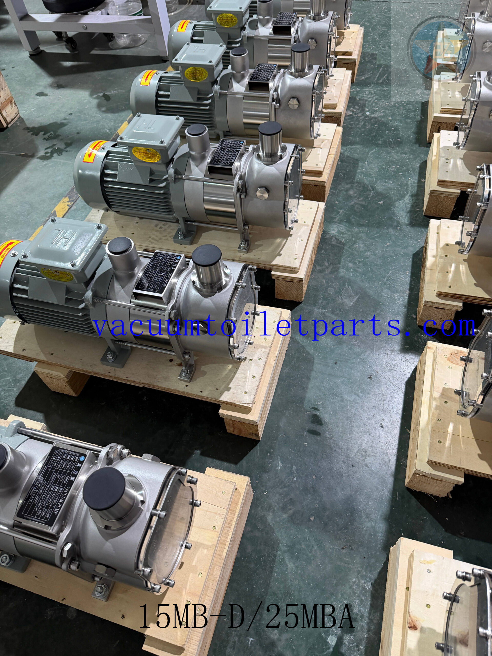 15MB-D marine vacuum sewage pump ready for shipment