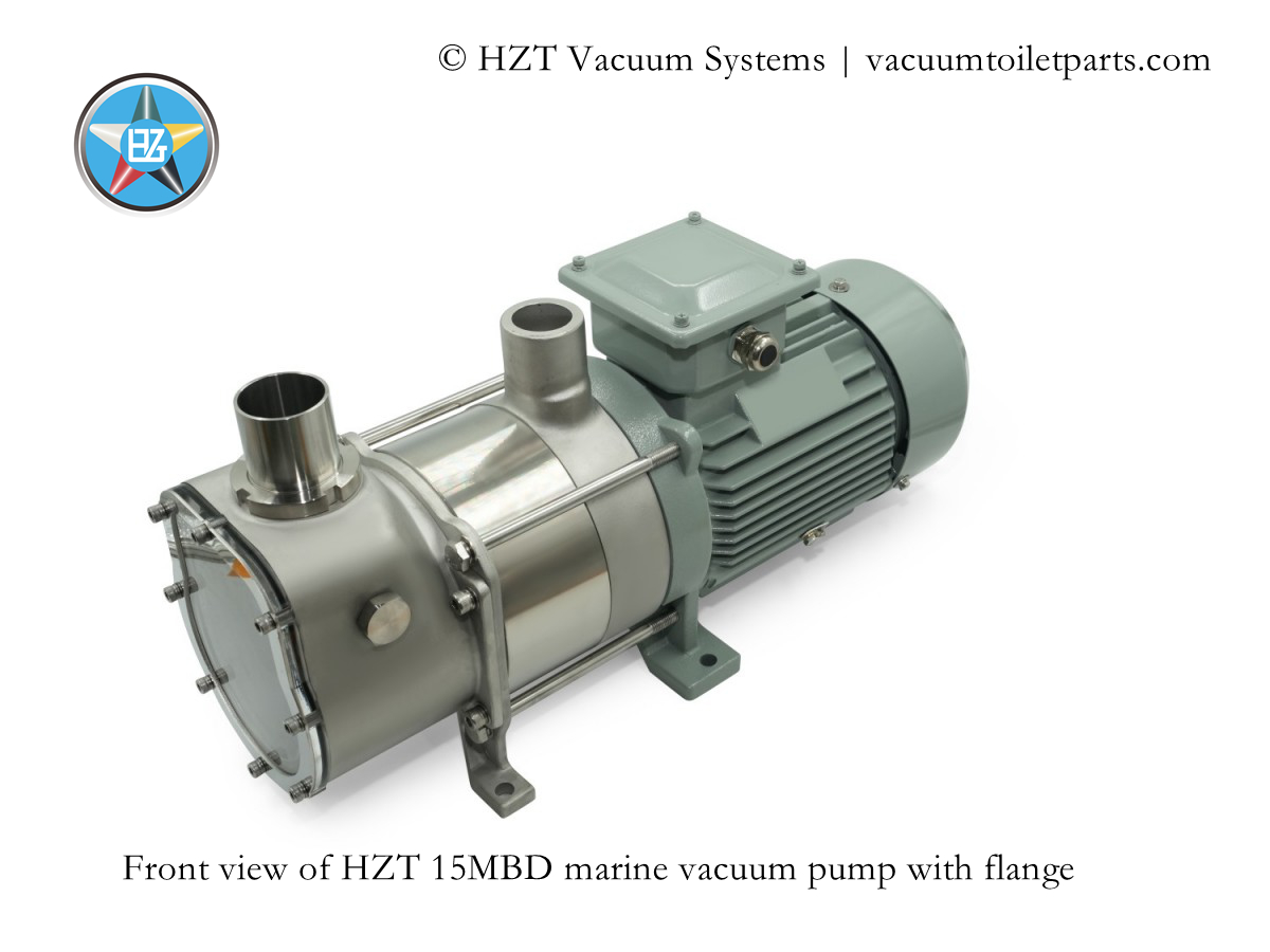 HZT029015001 15MBD top view showing inlet and outlet ports