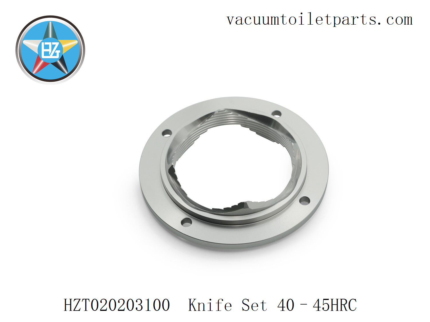 Cutting edge detail of HZT020203100 25MBA marine macerator knife