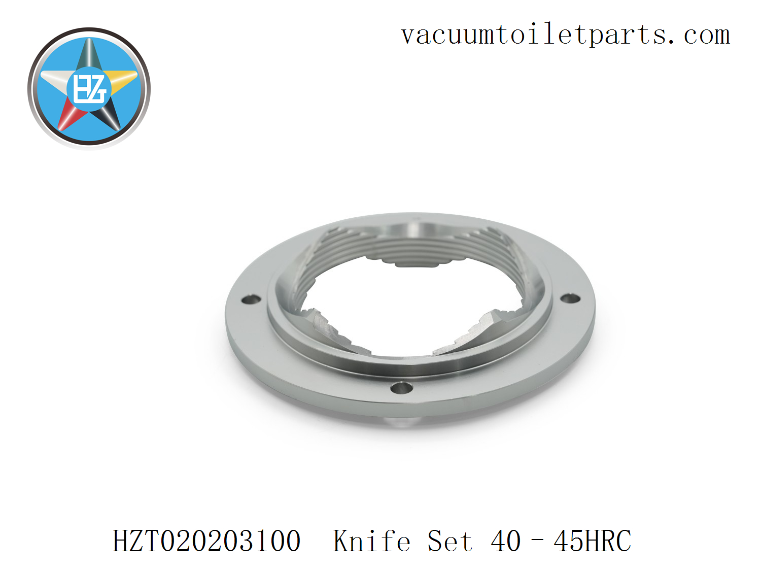 Angled assembly view of HZT020203100 25MBA knife unit
