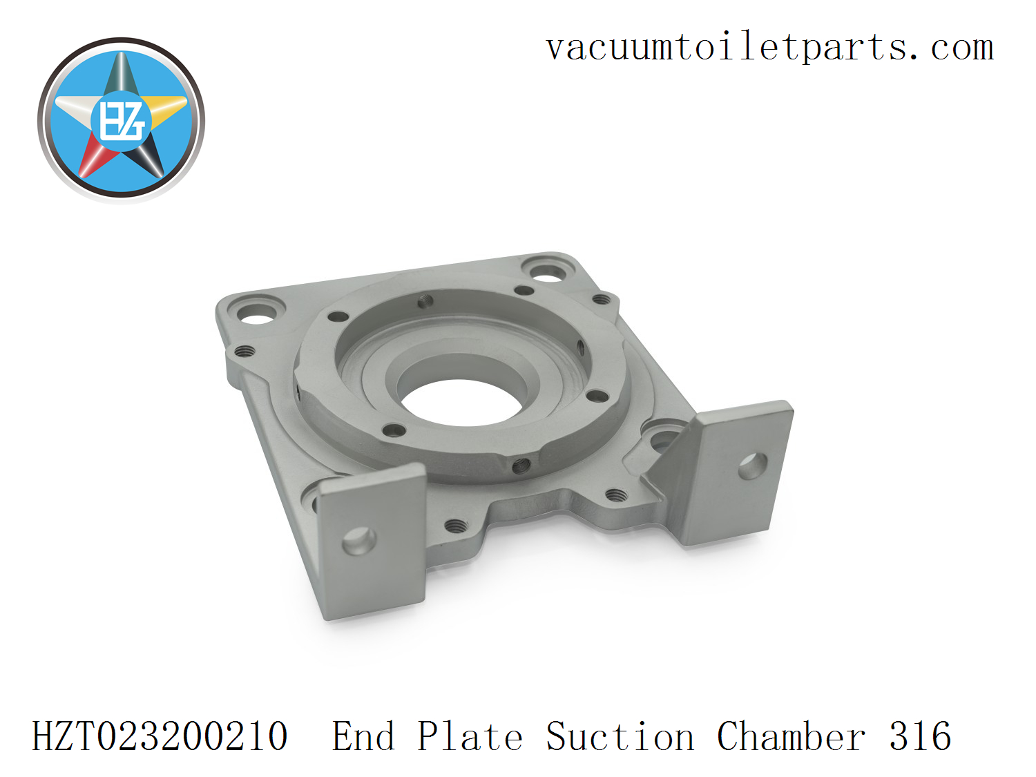 HZT023200210 end plate suction chamber for HZT25MBA marine vacuum discharge pump