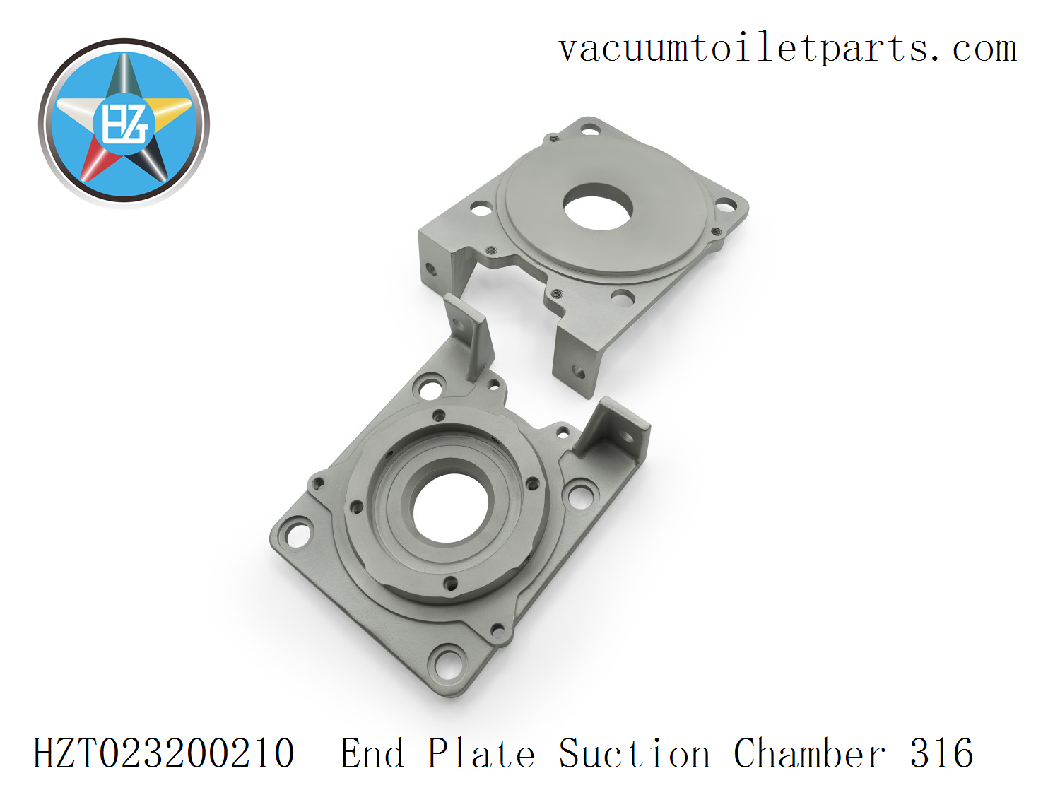 Suction port close-up of HZT023200210 end plate