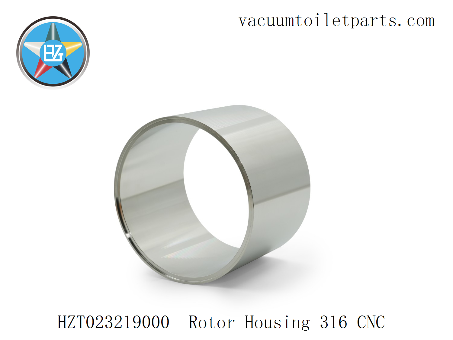 Installed view of HZT023219000 rotor housing with rotor assembly