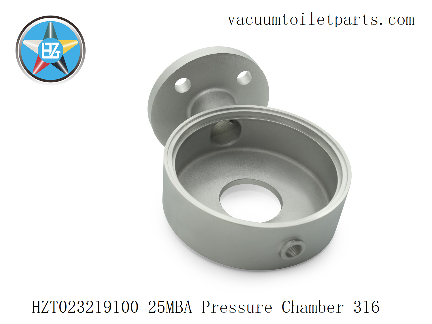 Assembled view of HZT023219100 pressure chamber