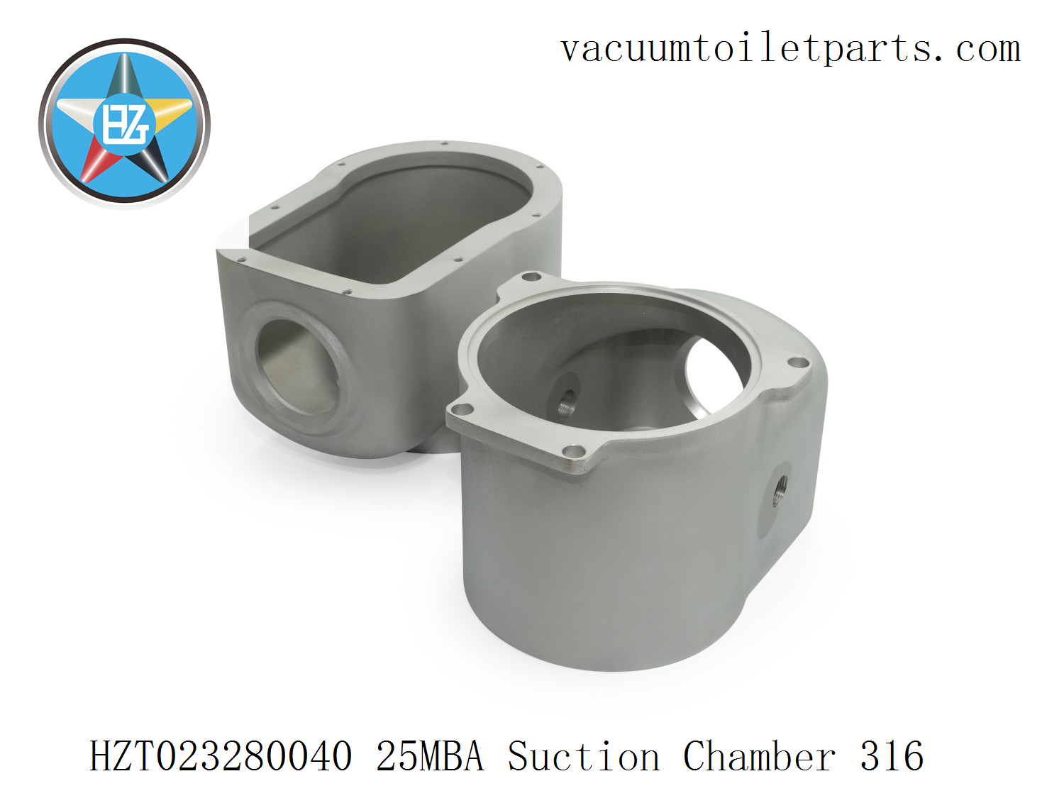 Close-up of suction port on HZT023280040 chamber