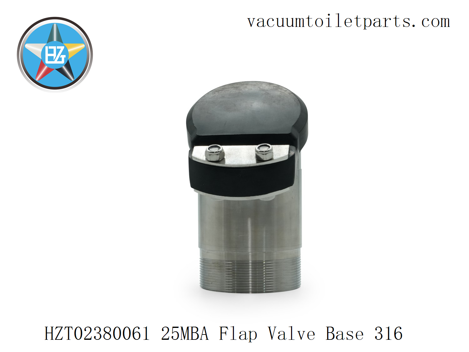 HZT023280061 upper flange area with O-ring groove detail.