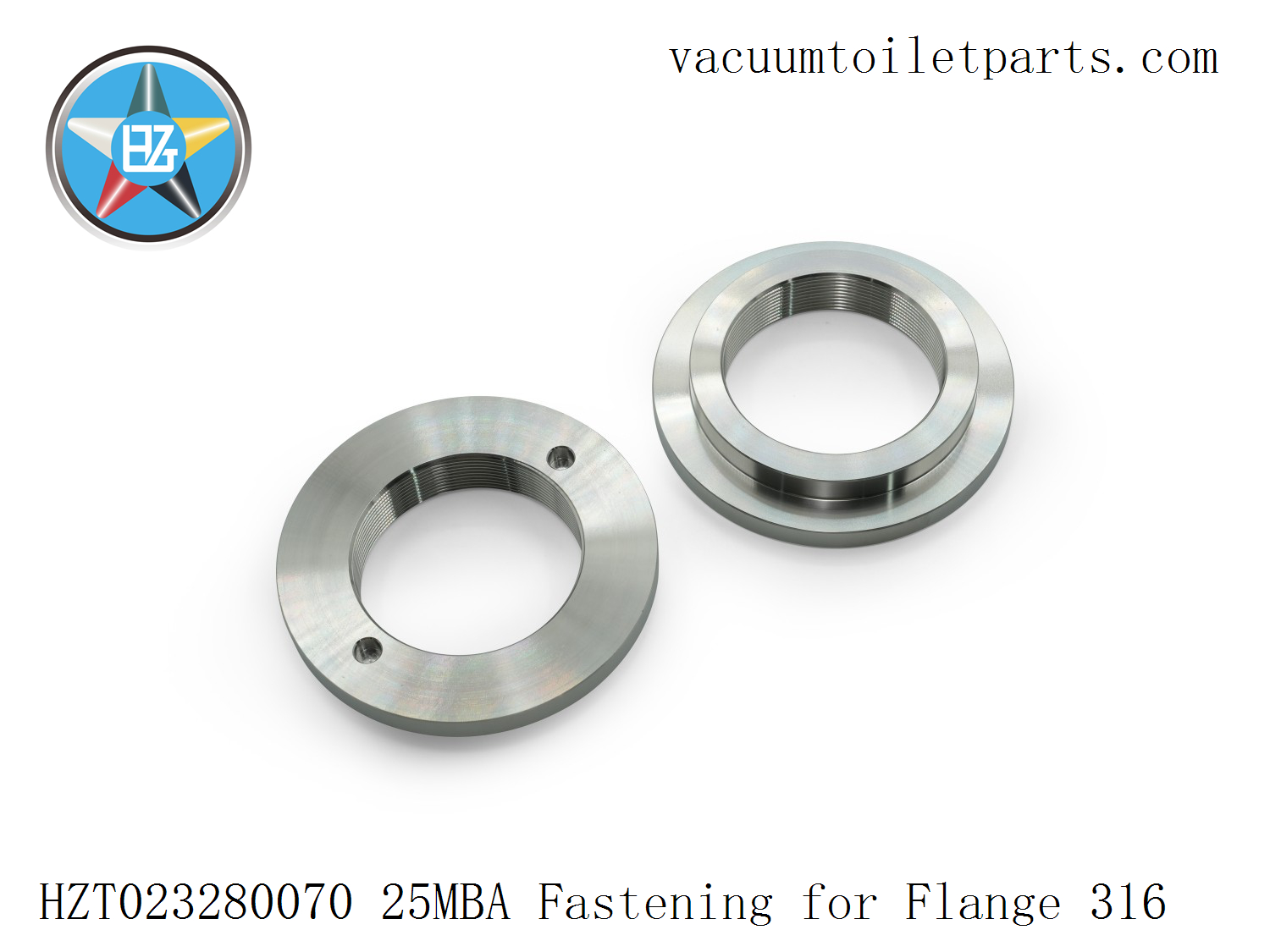 HZT023280070 25MBA Flange Fastening 316 Stainless Bolt and Nut Set for Marine Vacuum Pump