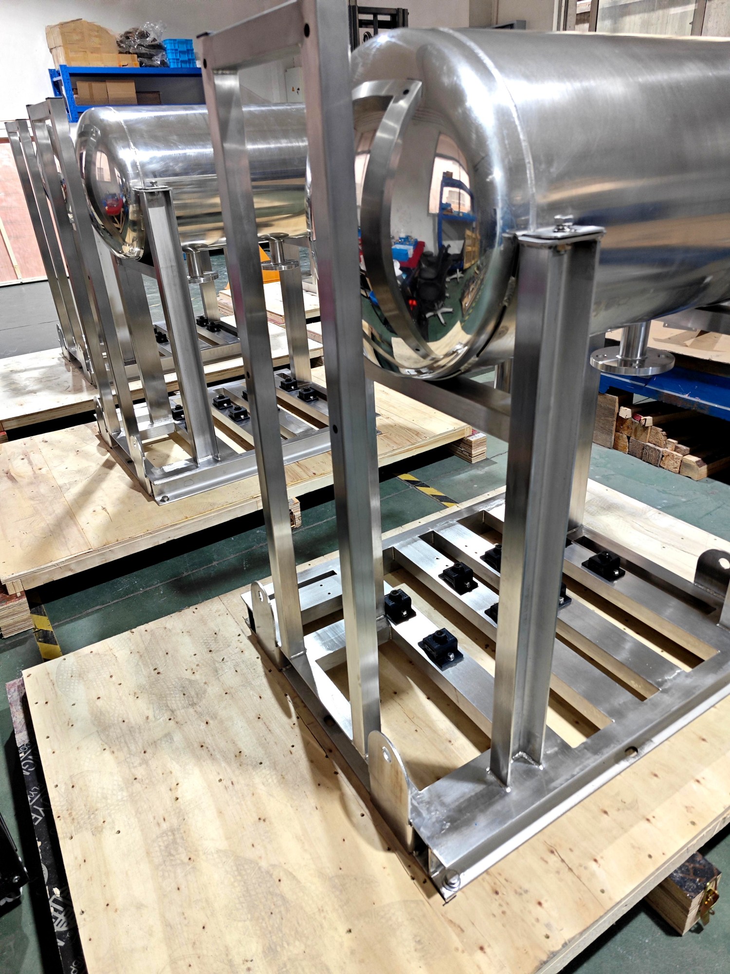 hzt029015001-15mbd-125l-double-pump-vacuum-station-anti-vibration-base