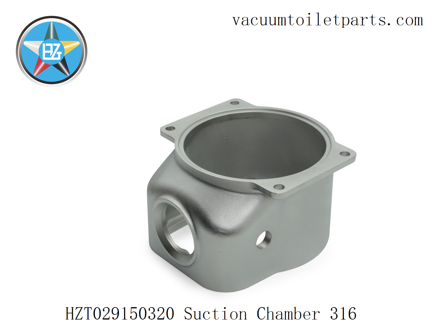 Application view of HZT029150320 installed in the 15MBD marine vacuum sewage pump assembly.