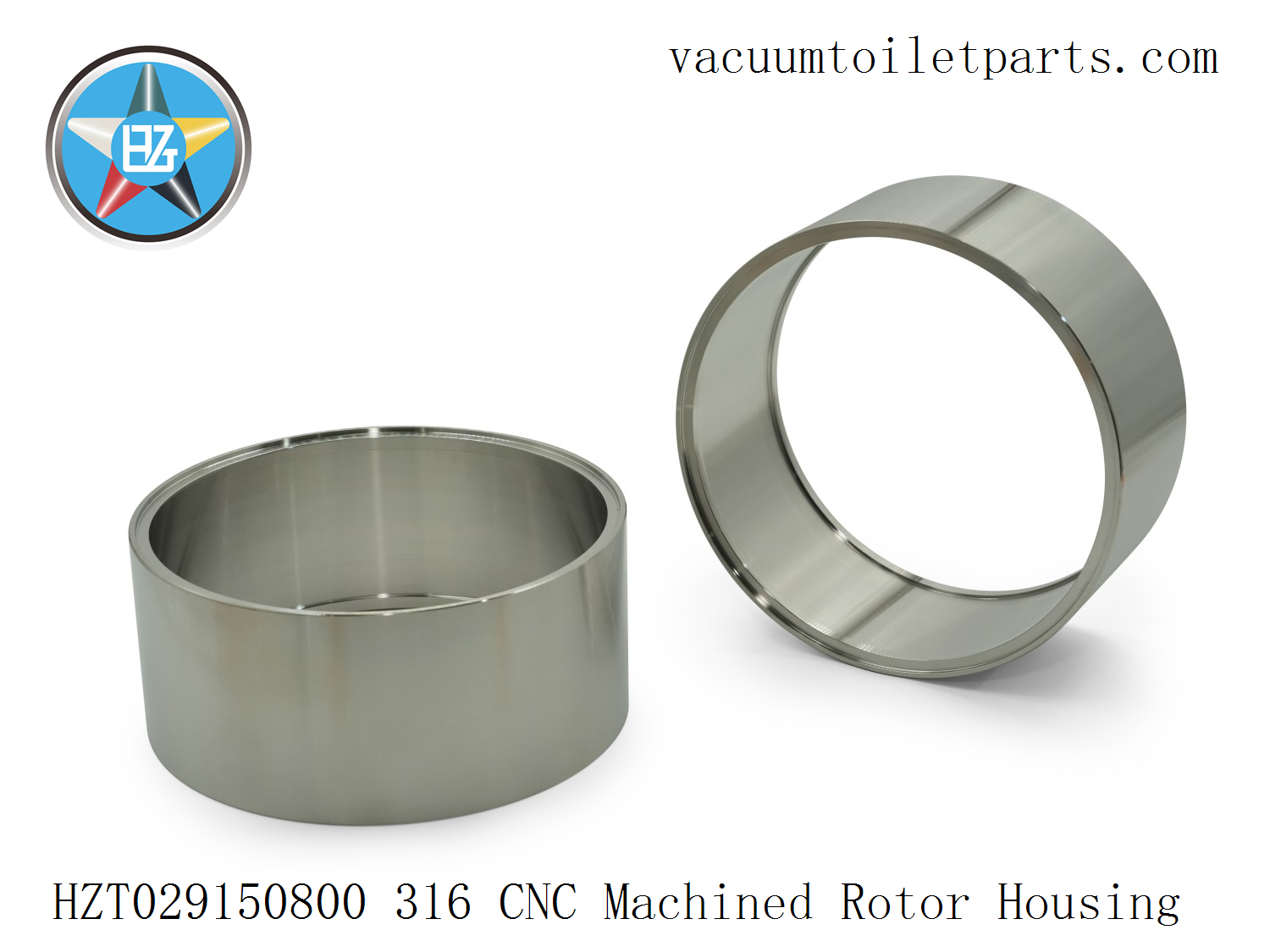 Inner bore detail of HZT029150800 rotor housing, precision machined for rotor alignment.