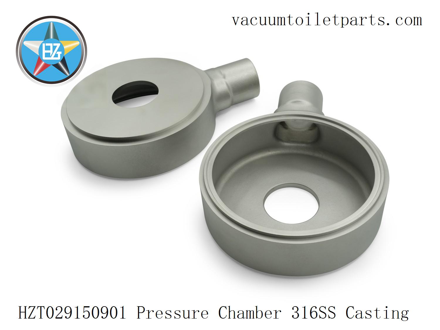 Main view of HZT029150901 pressure chamber for 15MBD marine vacuum sewage pump.