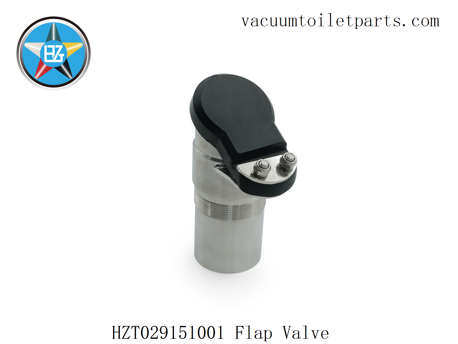 O-ring groove detail on HZT029151001 flap valve base for reliable marine vacuum sealing