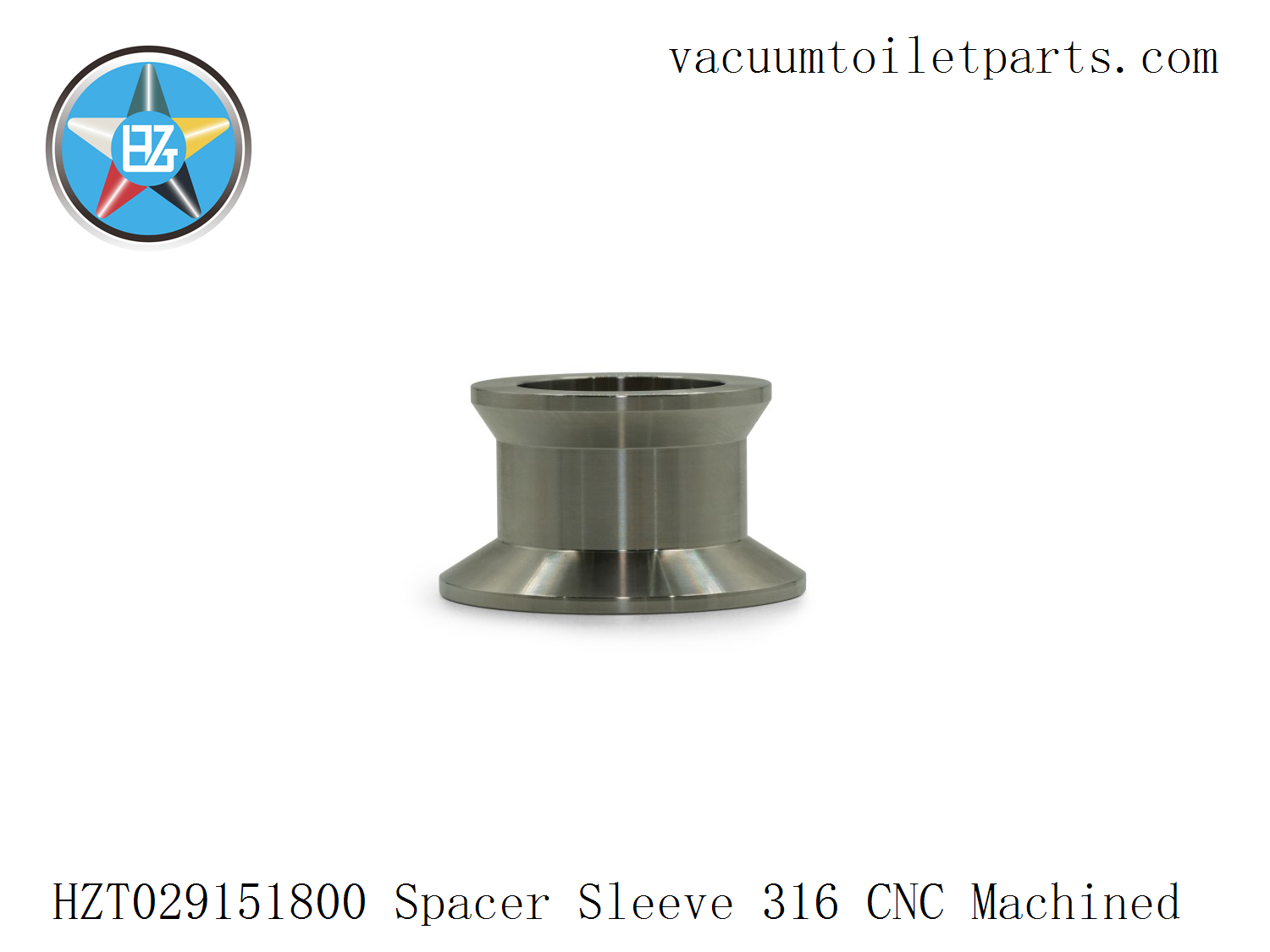 Assembly view showing HZT029151800 located between rotor HZT029150701 and pressure chamber HZT029150901.