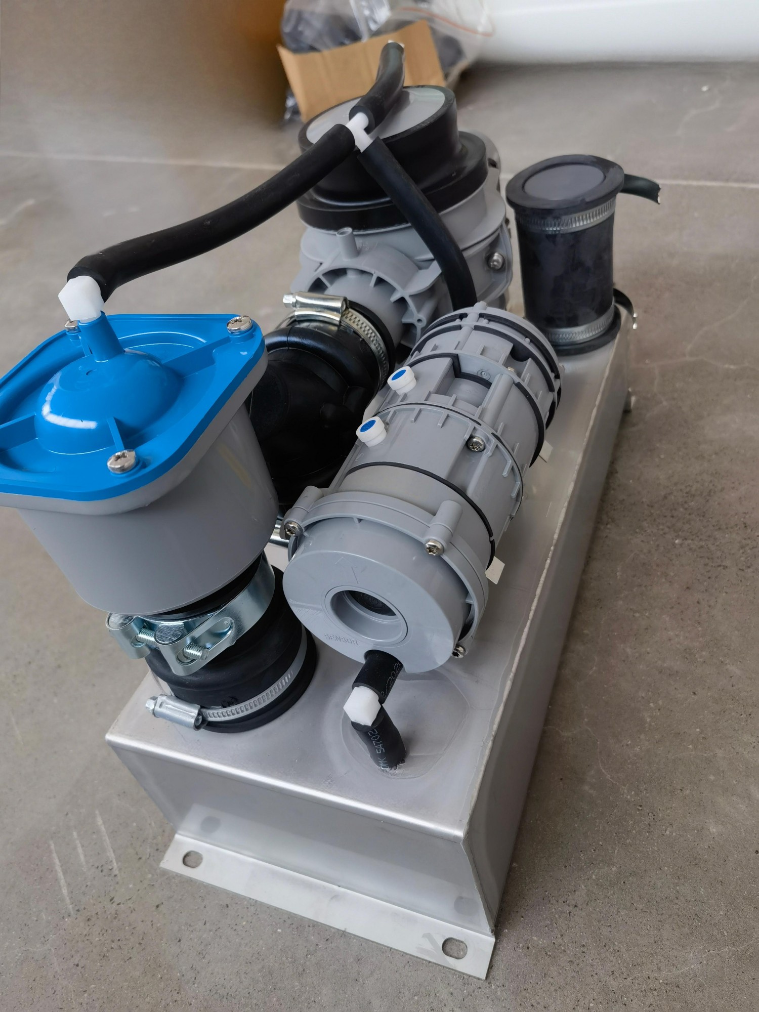 HZT6545873 5L Vacuum Interface Unit Internal Layout for Marine Vacuum Pump